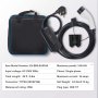 VEVOR Tragbares EV-Ladegerät 3,68 kW Ladegerät für Elektrofahrzeuge EV-Ladekabel Typ 2(IEC62196) CEE 7/7 Stecker 8-16A 1-Phasig EV-Ladestation 8,6m Kabellänge IP66 Wasserdicht Wallbox