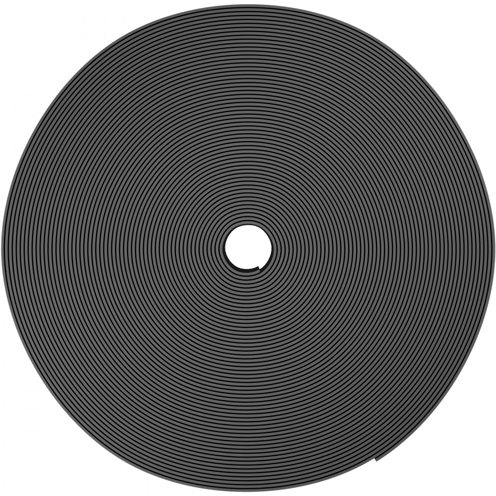 VEVOR Landscape Edging, 25.4 cm Deep, 24.4 m Total Length, Spiral Recycled HDPE Terrace Board, Flexible Bending Edge for Landscaping, Lawn, Garden, Yard