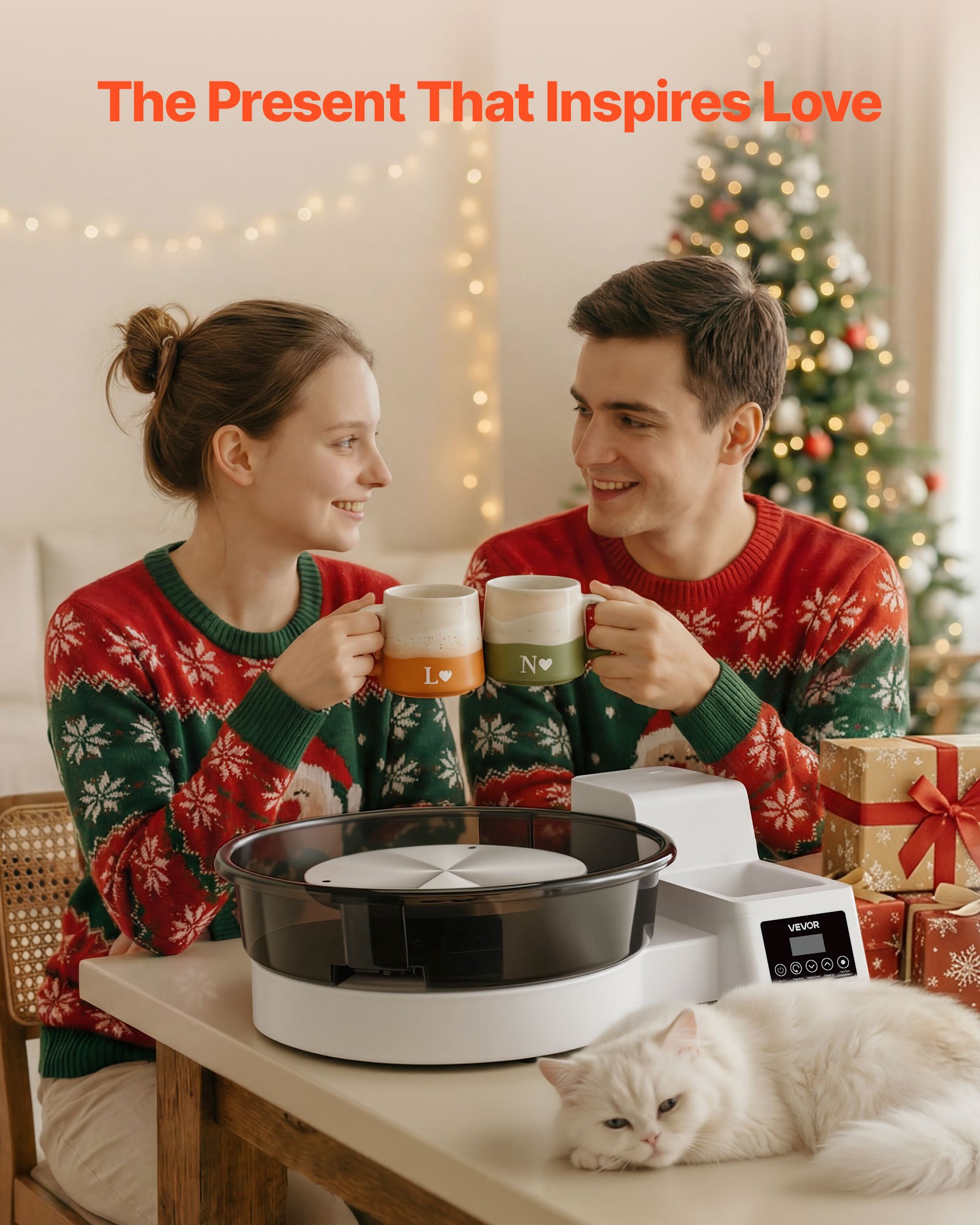 VEVOR Töpferscheibe Elektrisch 450 W, Töpferdrehmaschine 28 / 36 cm Drehteller, Keramikscheibe mit Fußpedal & 30–300 U/min Einstellbarer Drehzahl & Abnehmbarem Becken, für Anfänger DIY-Tonkunst, Weiß