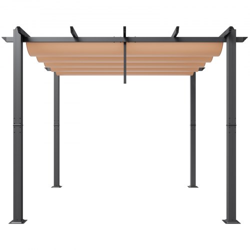 ALISUN Ersatz-Baldachin Für Pergola – 492,8 X 223,5 Cm, Grau, UV-geschützt & Wasserabweisend