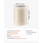 VEVOR Gewächshaus Reparaturband 0,15x32m Folienklebeband 0,15mm Transparent, zum Abdichten von Kunststofffolien & Zeltnähten, zum Reparieren von Löchern, Rissen & Nähten, Wasserdicht & Sonnenbeständig
