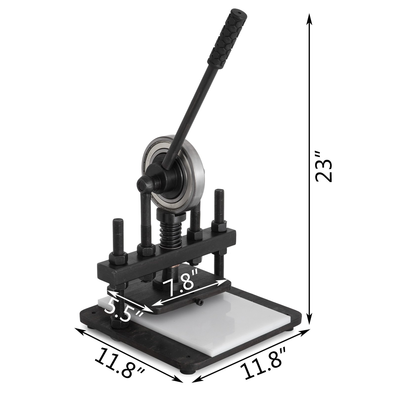 Leder Schneidemaschine 200x140mm Einstellbar Gummiblatt Gestanzt Diy Basteln