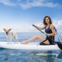 VEVOR 1 x Kajaksitz 31 mm Dicke, Gepolsterter Sitz für Paddleboard, Bootssitz mit Rückenlehne & Aufbewahrungstasche & Verstellbaren Gurten & Sechseckigem Sitzkissen für SUP Kanu Angelboot