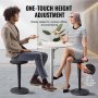 VEVOR Stehhocker Höhenverstellbar Aktivstuhl Drehhocker Bürohocker 55-72cm