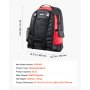 VEVOR Schweißrucksack 25,2 L, 1680D hochdichtes Polyester-Extremausrüstungspaket mit Helmtasche, Mehrzweck-Ausrüstungsaufbewahrungstasche zum Schweißen, Outdoor-Camping, Wandern, 36x21x50cm