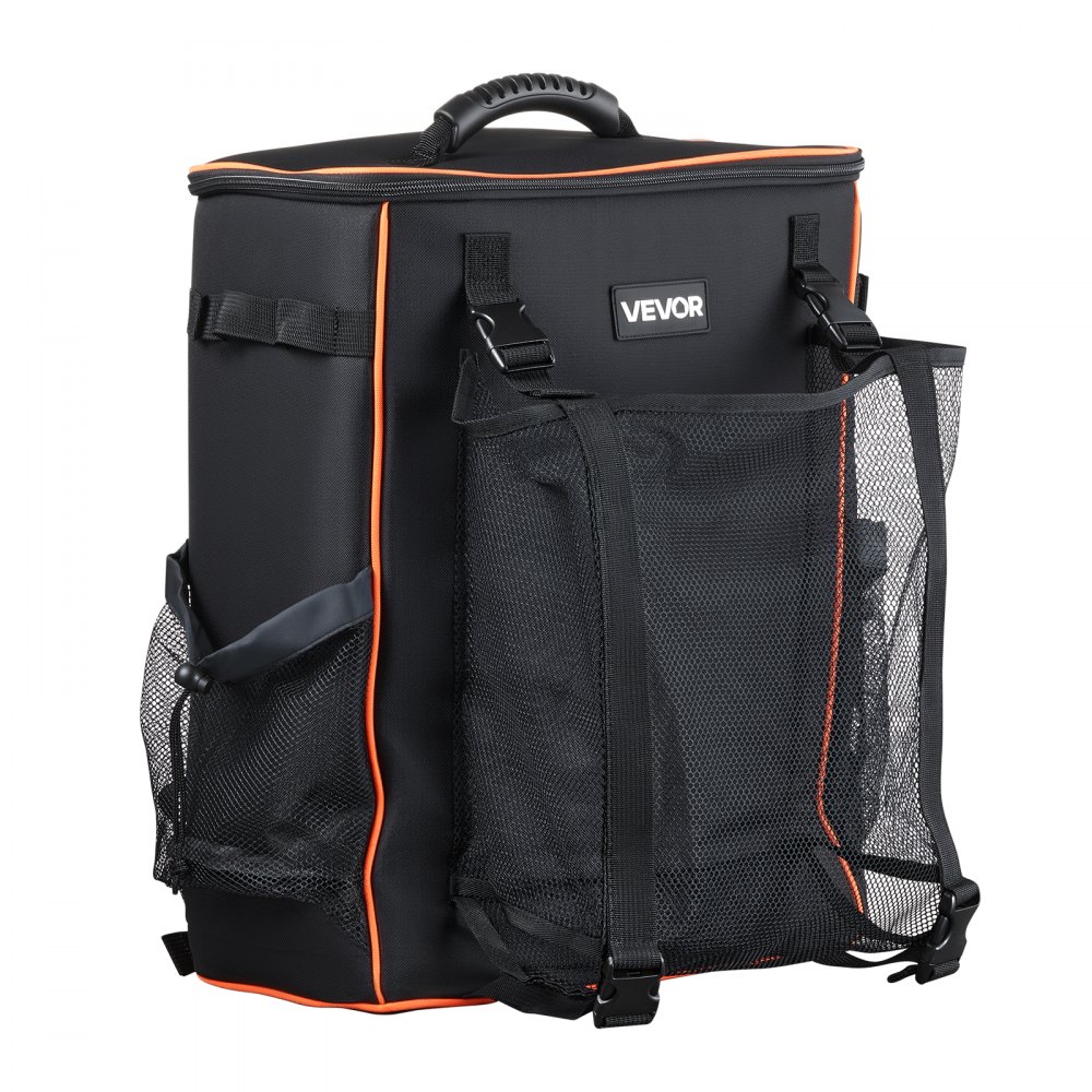 VEVOR Schweißrucksack, 33,04 L 600D hochdichtes Polyester-Extremausrüstungspaket mit Helmtasche, Mehrzweck-Ausrüstungsaufbewahrungstasche, zum Schweißen, Outdoor-Camping, Wandern, 360x210x475 mm
