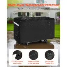VEVOR Grillabdeckung Cover Abdeckhaube Outdoor Wasserdicht Abdeckplane 1676mm