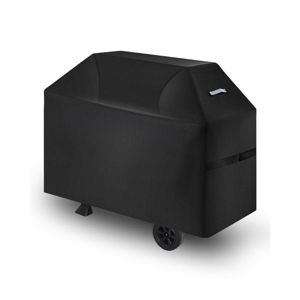 VEVOR Grillabdeckung Abdeckhaube Grillhaube Abdeckplane (1321 mm) für Außengrills, wasserdicht & wetterbeständig, strapazierfähiges 600D-Polyester, einfaches An- und Ausziehen, mit Klettbändern