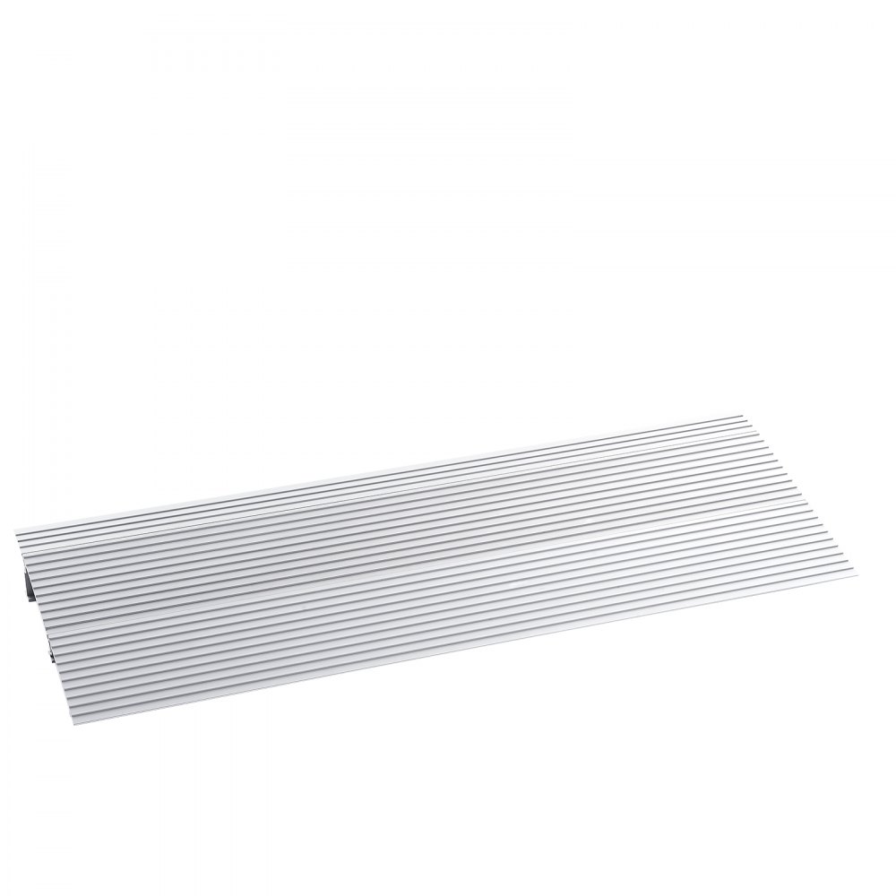 VEVOR Türschwellenrampe 30,9 x 86,4 x 5,1 cm Rollstuhlrampe 362,8 kg Tragfähigkeit Auffahrrampe aus Aluminiumlegierung Bordsteinrampe modulares Design Schwellenrampe rutschfest Aluminiumrampe Rampe