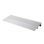 VEVOR Türschwellenrampe 30,9 x 86,4 x 5,1 cm Rollstuhlrampe 362,8 kg Tragfähigkeit Auffahrrampe aus Aluminiumlegierung Bordsteinrampe modulares Design Schwellenrampe rutschfest Aluminiumrampe Rampe