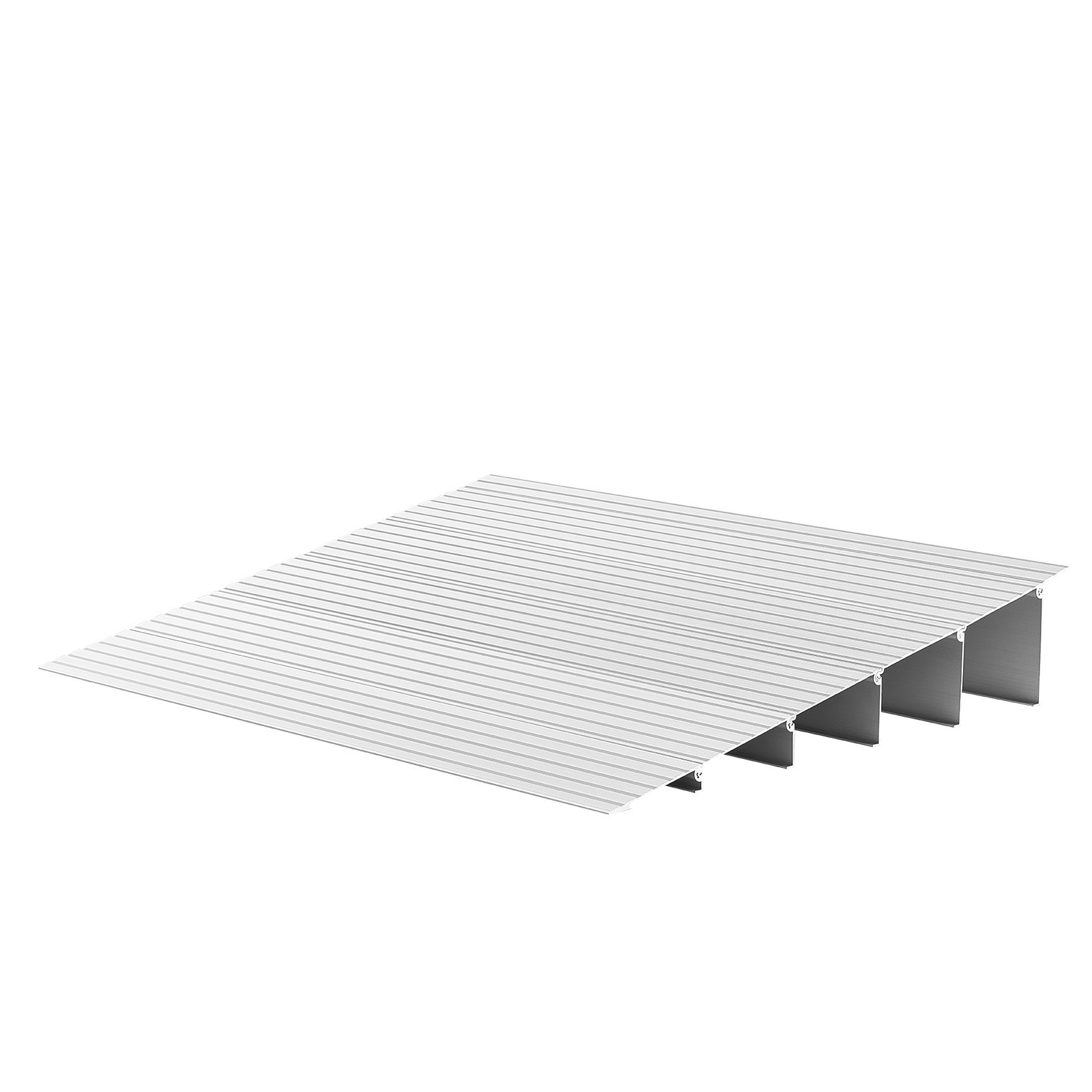VEVOR Türschwellenrampe, 677x865x138 mm, Rollstuhlrampe aus Aluminiumlegierung mit einer Tragkraft von 360 kg, Bordsteinrampen für Heimtreppen für Rollstühle Roller Gehhilfen Fahrräder Dreiräder