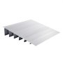 VEVOR Türschwellenrampe 69 x 86,4 x 15,2 cm Rollstuhlrampe 362,8 kg Tragfähigkeit Auffahrrampe aus Aluminiumlegierung Bordsteinrampe modulares Design Schwellenrampe rutschfest Aluminiumrampe Rampe