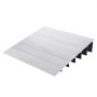 VEVOR Türschwellenrampe 69 x 86,4 x 15,2 cm Rollstuhlrampe 362,8 kg Tragfähigkeit Auffahrrampe aus Aluminiumlegierung Bordsteinrampe modulares Design Schwellenrampe rutschfest Aluminiumrampe Rampe