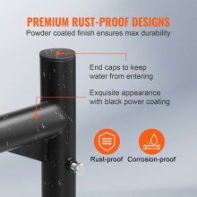 VEVOR Truck Rack Pick-up Truck Leiter 46"-71" Breite 800lbs Kapazität für Kajak