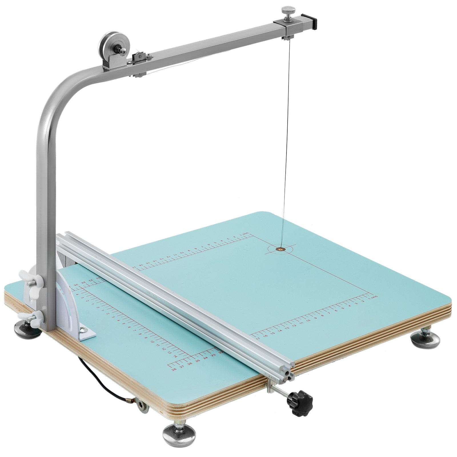 VEVOR Heißdrahtschneider Schaumstoffschneidemaschine 20CM Foam Cutting Machine Hot Wire Foam Cutter Einstellbare Temperatur Skalierte Werkbank 77 x 36 x 35,5 cm
