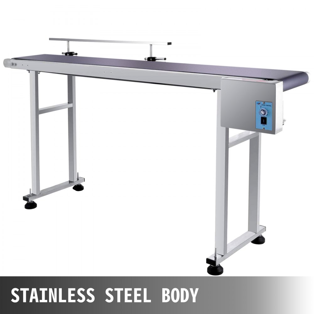 VEVOR 1500 × 250 × 750 mm Förderband Elektrisch Bedienungsanleitung Förderband Verstellbarer 22 kg Fördermaschine 220V Antistatisches Förderband