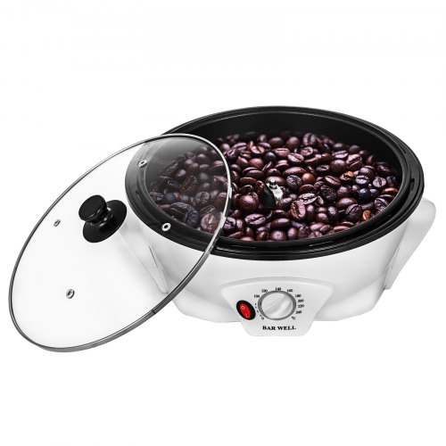 VEVOR Elektrische Kaffeeröstmaschine Kaffee Röster Hausmacher Backmaschine 1200 W 1,5 kg