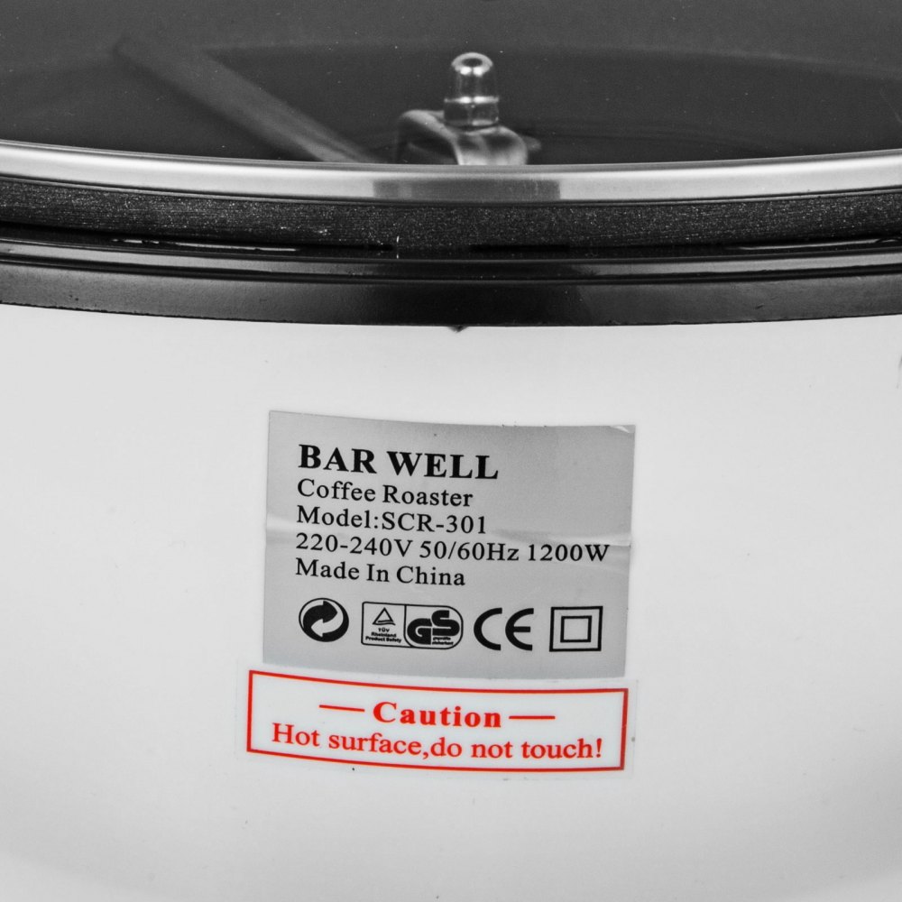 VEVOR Elektrische Kaffeeröstmaschine Kaffee Röster Hausmacher Backmaschine 1200 W 1,5 kg