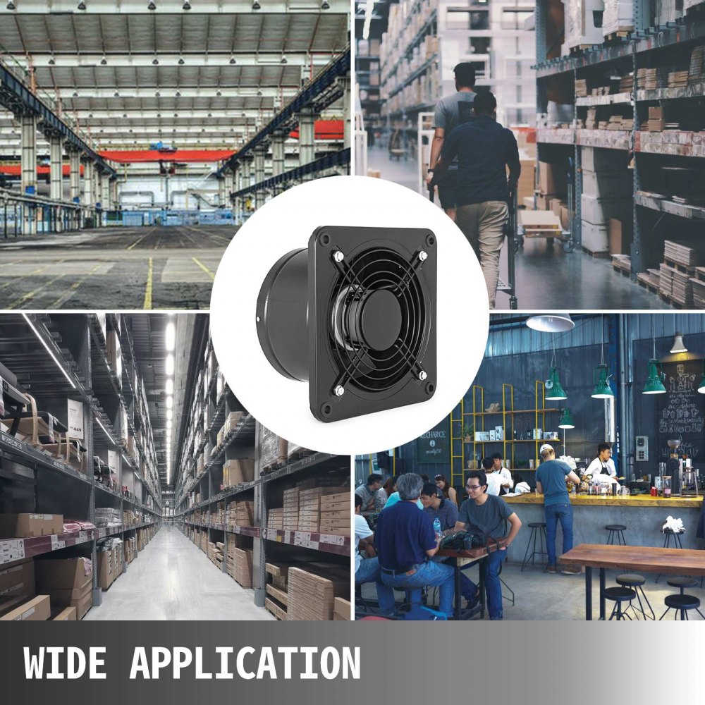 VEVOR 220V Axialventilator 65W Wandventilator 50Hz Ventilator Wandmontage