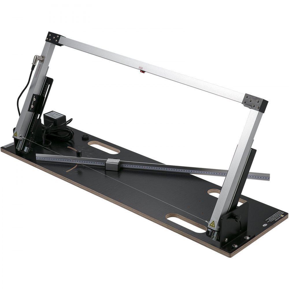 VEVOR Styroporschneider, 200W Schaumschneider aus Aluminiumlegierung, 360℃ Styrocutter mit Nickel-Chrom-Legierung, 38V Ausgangsspannung, Schnittdicke 420 mm Nut-Maschine für Profis oder Heimwerker
