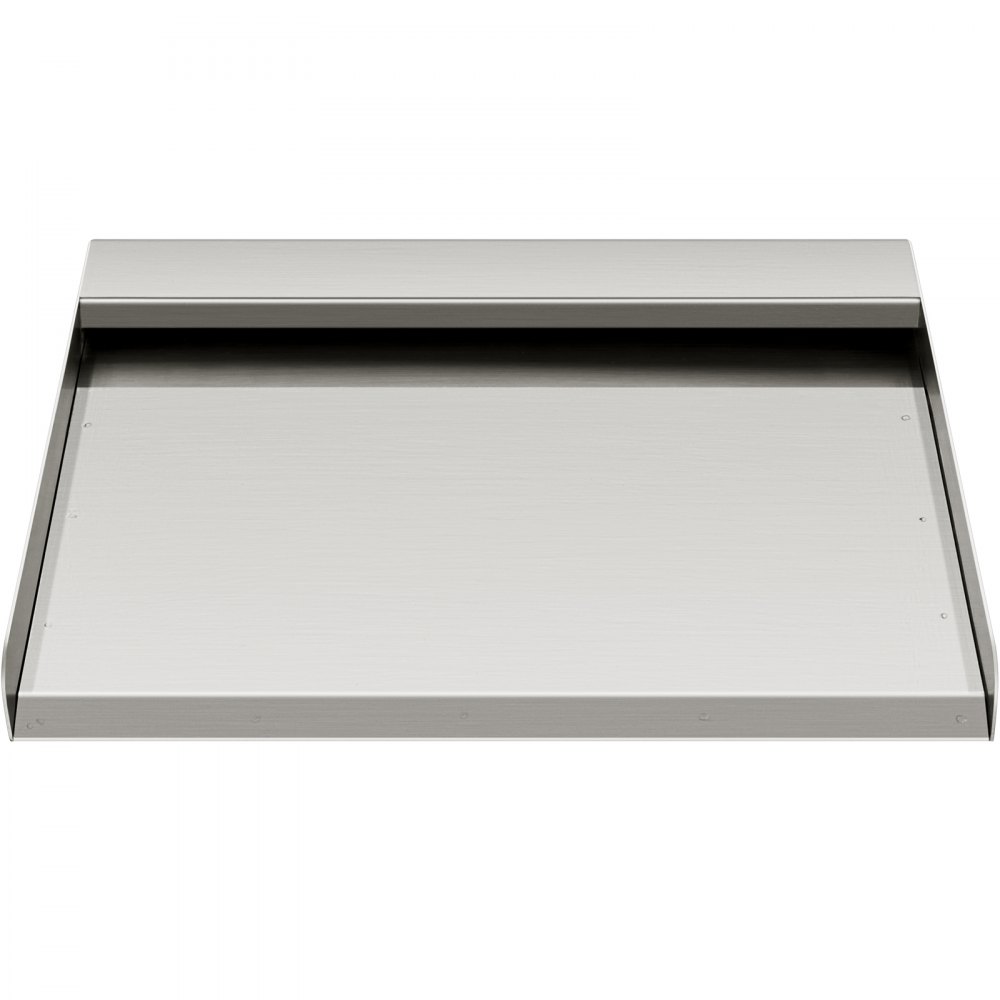 VEVOR Wasserfall Pool aus Edelstahl Wasserfall Fontäne 30x26x8cm Schwallbrause 37mm Wassereinlass Schwalldusche Robust und Korrosionsbeständig Kompatibel mit Tauchpumpen Ideal für Garten Hof Terrasse