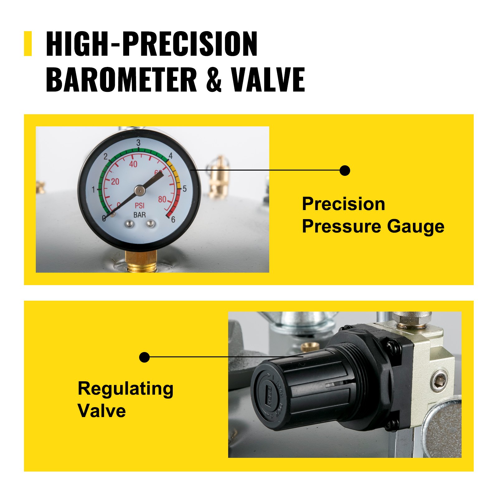 Vevor 20 L Profi Druckbehälter Farbspritzpistole Sprühfarbe Sprayer 60 Psi