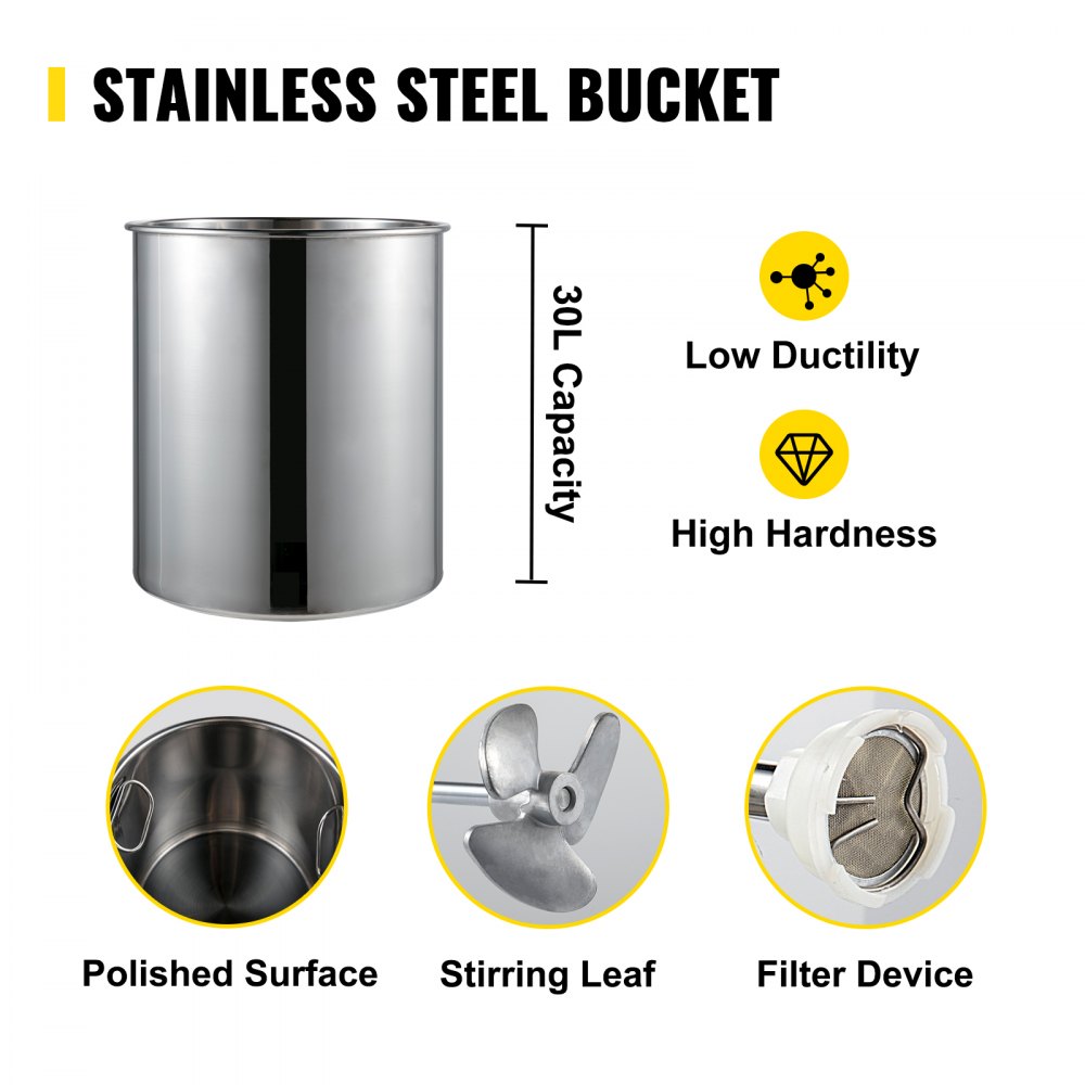 Vevor Druckbehälter 30 L Farbspritzpistole Farbbehälter Lackierpistolen