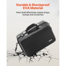 VEVOR PS5 Tragetasche Reisetasche für Playstation 5 EVA-Weichfutter 42x21x30cm