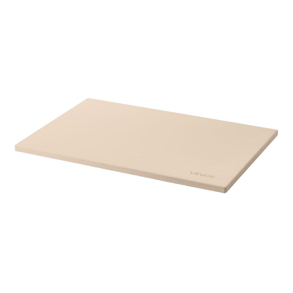 VEVOR Pizzastein Backstein 508 x 355 mm, rechteckiger Cordierit-Pizzastein, extra große Steinplatte mit Schaber, 17 mm dick, hitzebeständig, geeignet für Küchenofen Brotbacken Pizzabacken Grillen