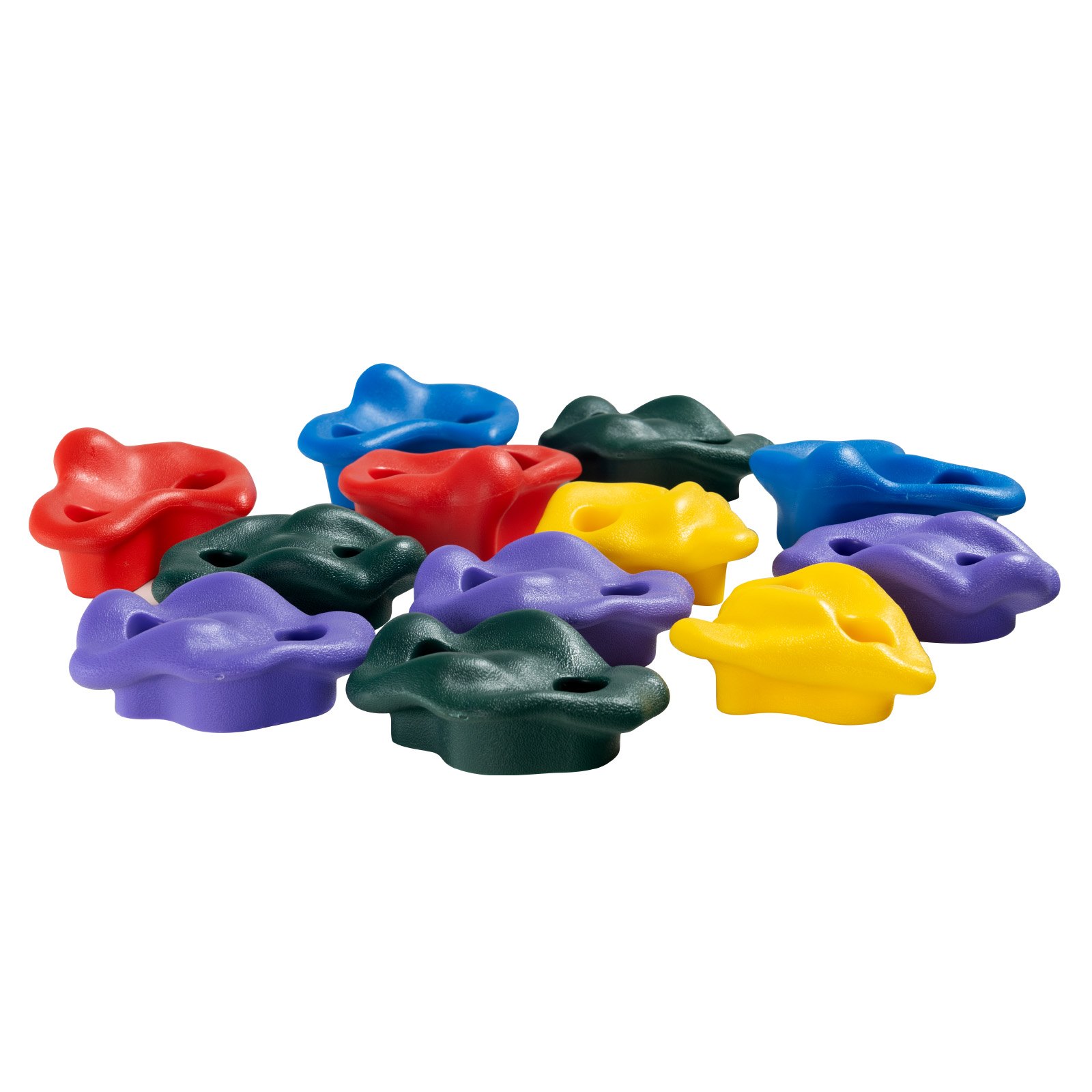 VEVOR Ninja-Baumkletterset, 12 Baumklettergriffe und 6 Ratschengurte, große Kletterfelsen für Kinder und Erwachsene, verschiedene Farben und Formen, für Ninja-Warrior-Hindernistraining im Freien