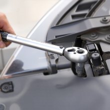 VEVOR Sechskant Steckschlüsselsatz 32-teilig, S2-Legierungsstahl & Cr-V-Stahl, Standard SAE & metrisch, 1/4 Zoll & 3/8 Zoll & 1/2 Zoll Antriebe, mit Aufbewahrungskoffer, für Mechaniker Autoreparatur