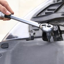 VEVOR Torx Bohrer Steckschlüsselsatz 13-tlg. Stern T8–T60, S2-Legierungsstahl & Cr-V-Stahl, 1/4 Zoll & 3/8 Zoll & 1/2 Zoll Antriebe, mit Aufbewahrungskoffer, Torx-Steckschlüssel für Autoreparatur