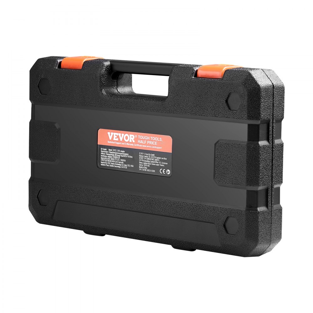 VEVOR Torx Bohrer Steckschlüsselsatz Außen-Torx-Steckschlüsselsatz, 31-teilig T8-T70 & E4-E24, S2-Legierungsstahl & Cr-V-Stahl, 1/4 & 3/8 Zoll & 1/2 Zoll Antriebe, mit Adapter & Aufbewahrungskoffer
