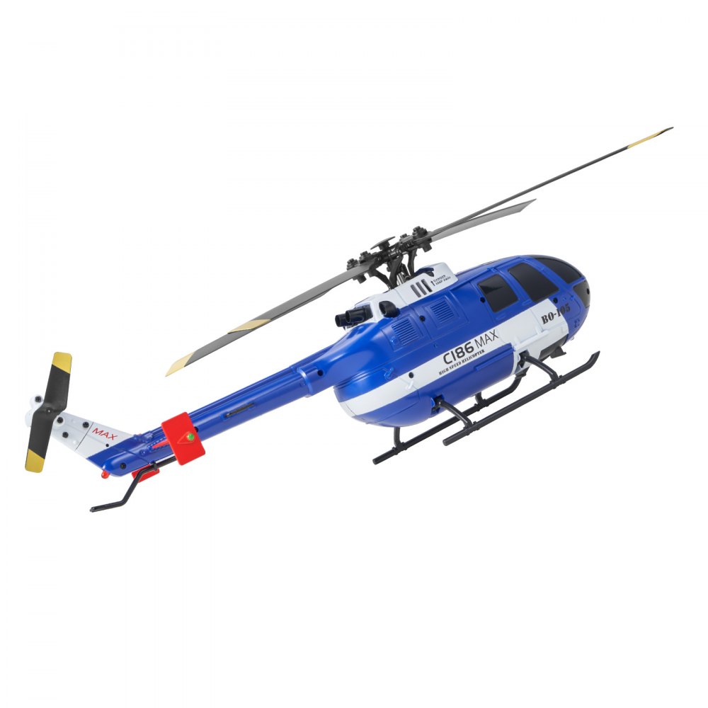 VEVOR RC-Helikopter, 2,4 GHz Ferngesteuerter Hubschrauber mit Einzelpropeller & 6-Achsen-Gyro, 4-Kanal-RC-Flugzeug für Anfänger, LED-Licht & Start/Landung mit einer Taste, für Kinder ab 8 Jahren