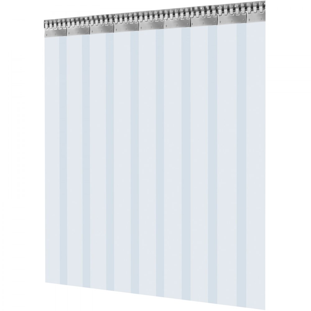 Vevor Streifenvorhang Pvc Lamellenvorhang 1,5 X 2 M Vorhang Transparent 9 Stk.