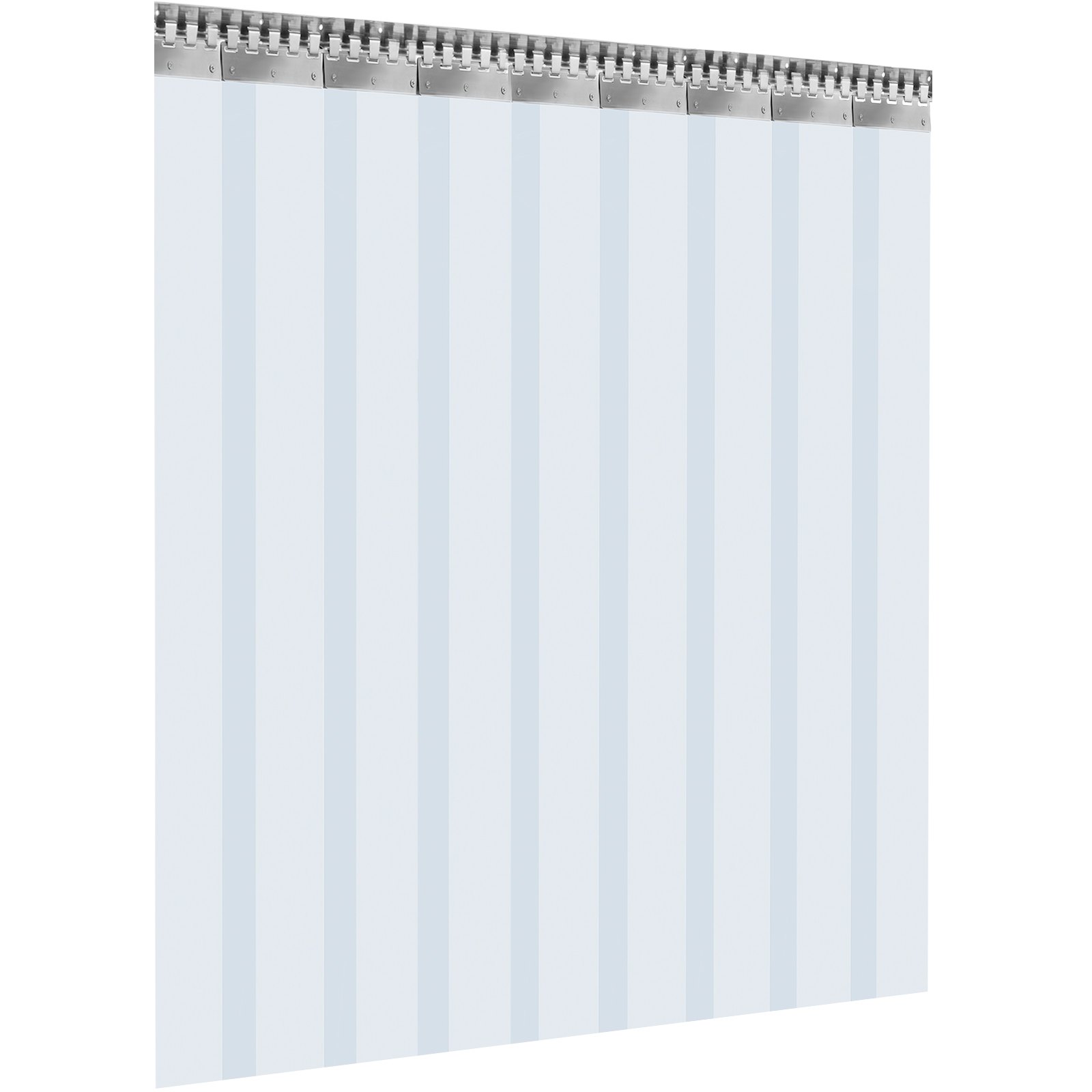 Vevor Streifenvorhang Pvc Lamellenvorhang 1,5 X 2 M Vorhang Transparent 9 Stk.