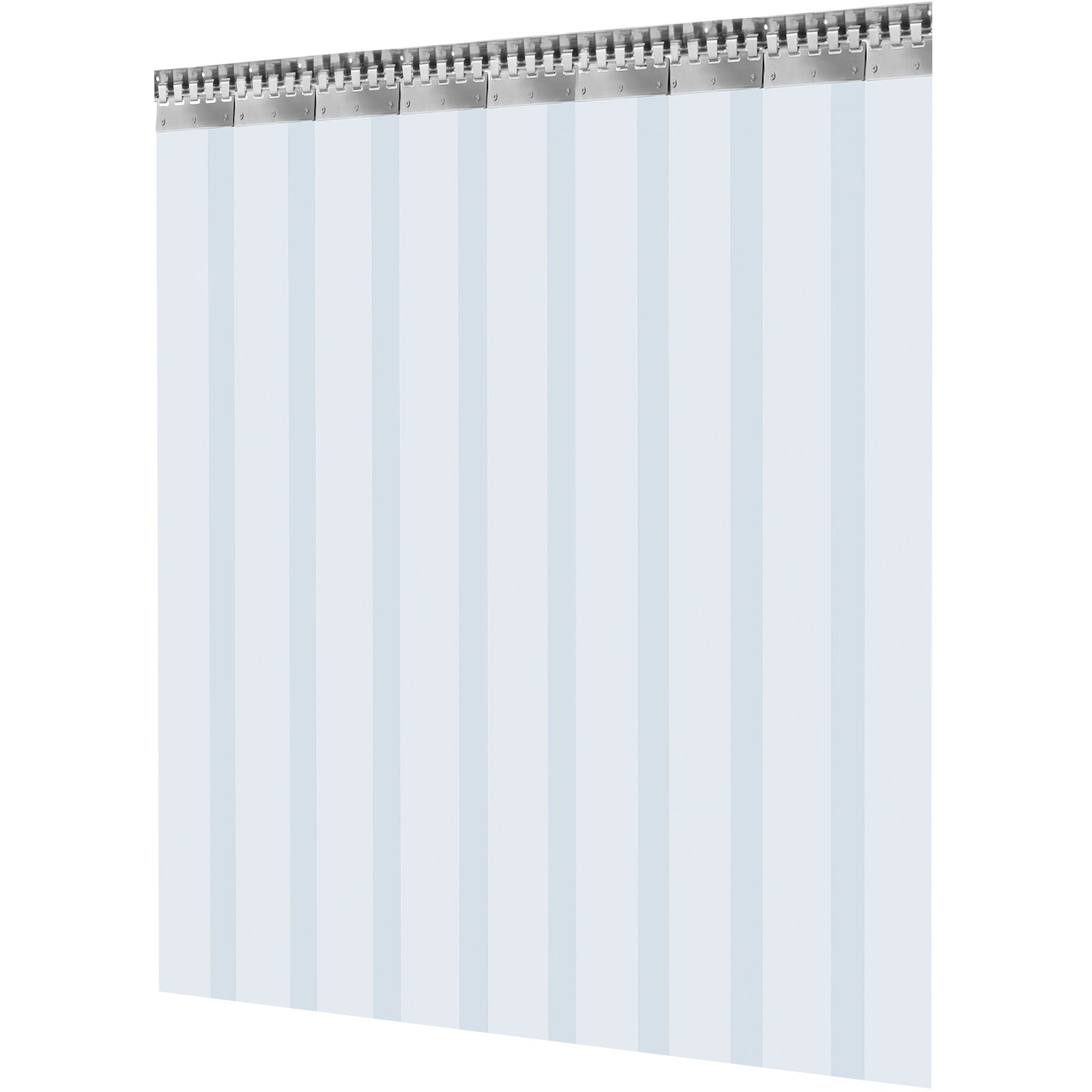 Vevor Streifenvorhang Pvc Lamellenvorhang 1,5 X 2 M Vorhang Transparent 9 Stk.