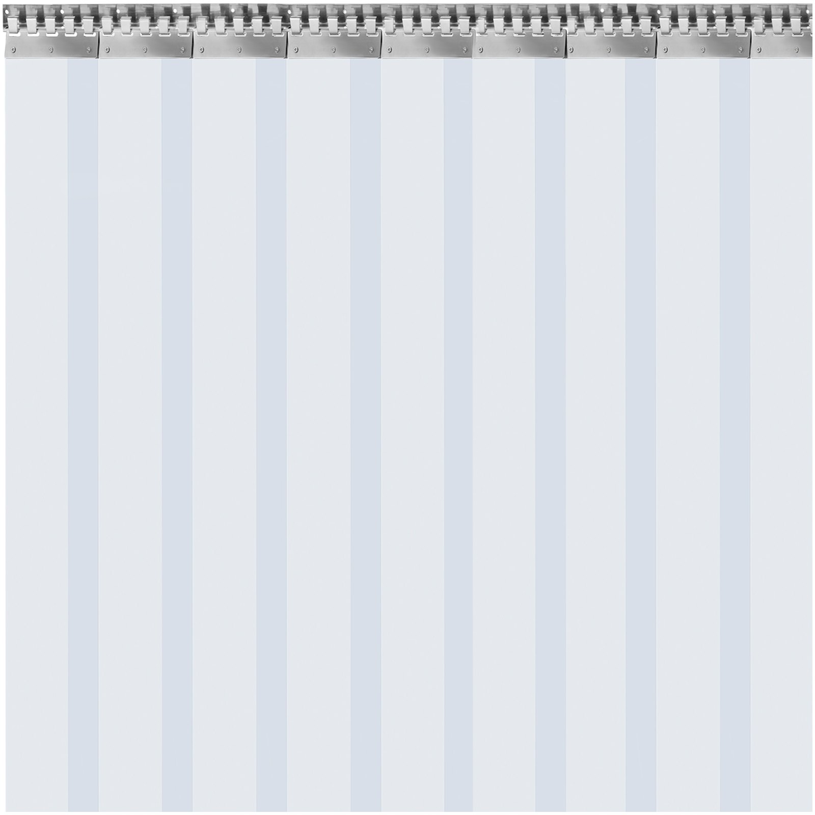 Vevor Streifenvorhang Pvc Lamellenvorhang 1,5 X 2 M Vorhang Transparent 9 Stk.