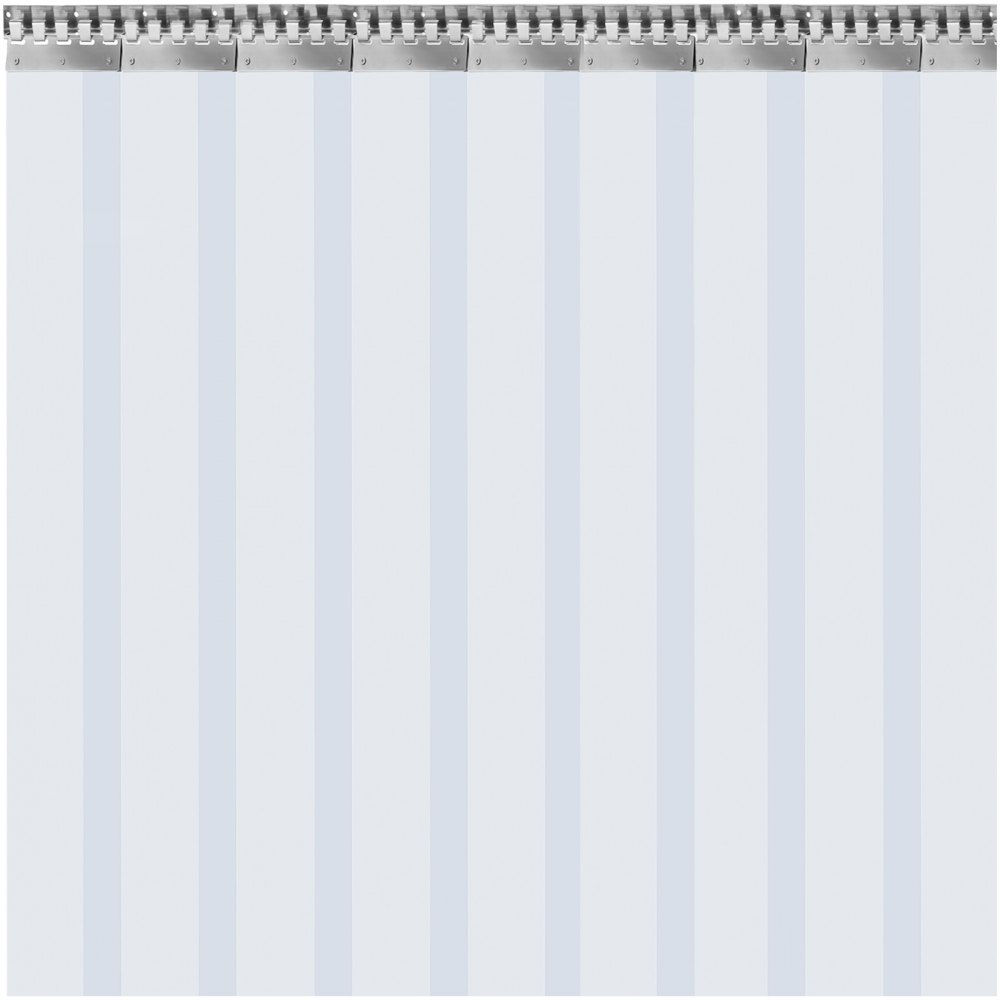 Vevor Pvc Streifenvorhang Pvc-lamellenvorhang 1,5 M X 3 M Türvorhang 9 Streifen