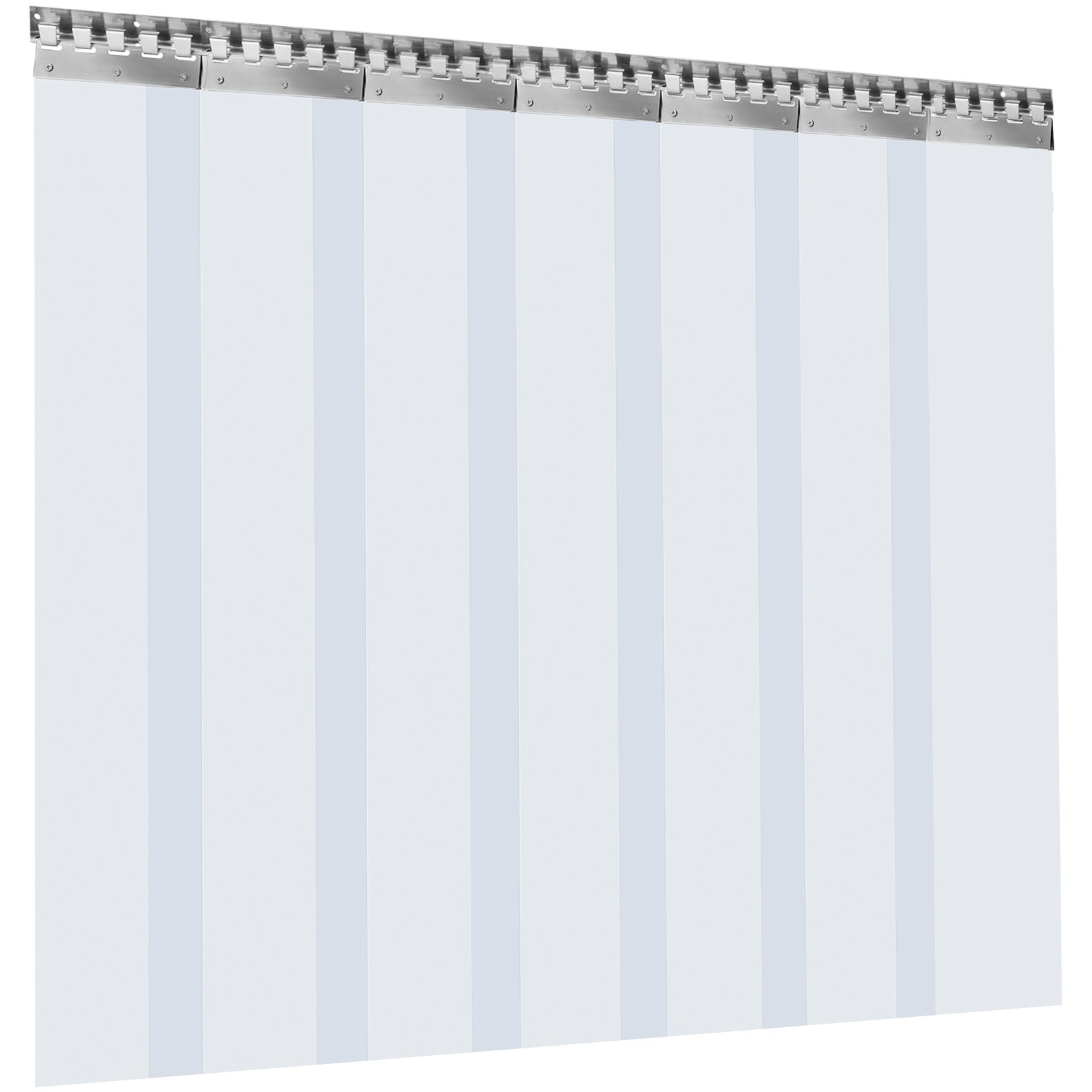 Vevor Pvc Streifenvorhang Pvc-lamellenvorhang 1,75 X 2,5 M Türvorhang 7 Streifen