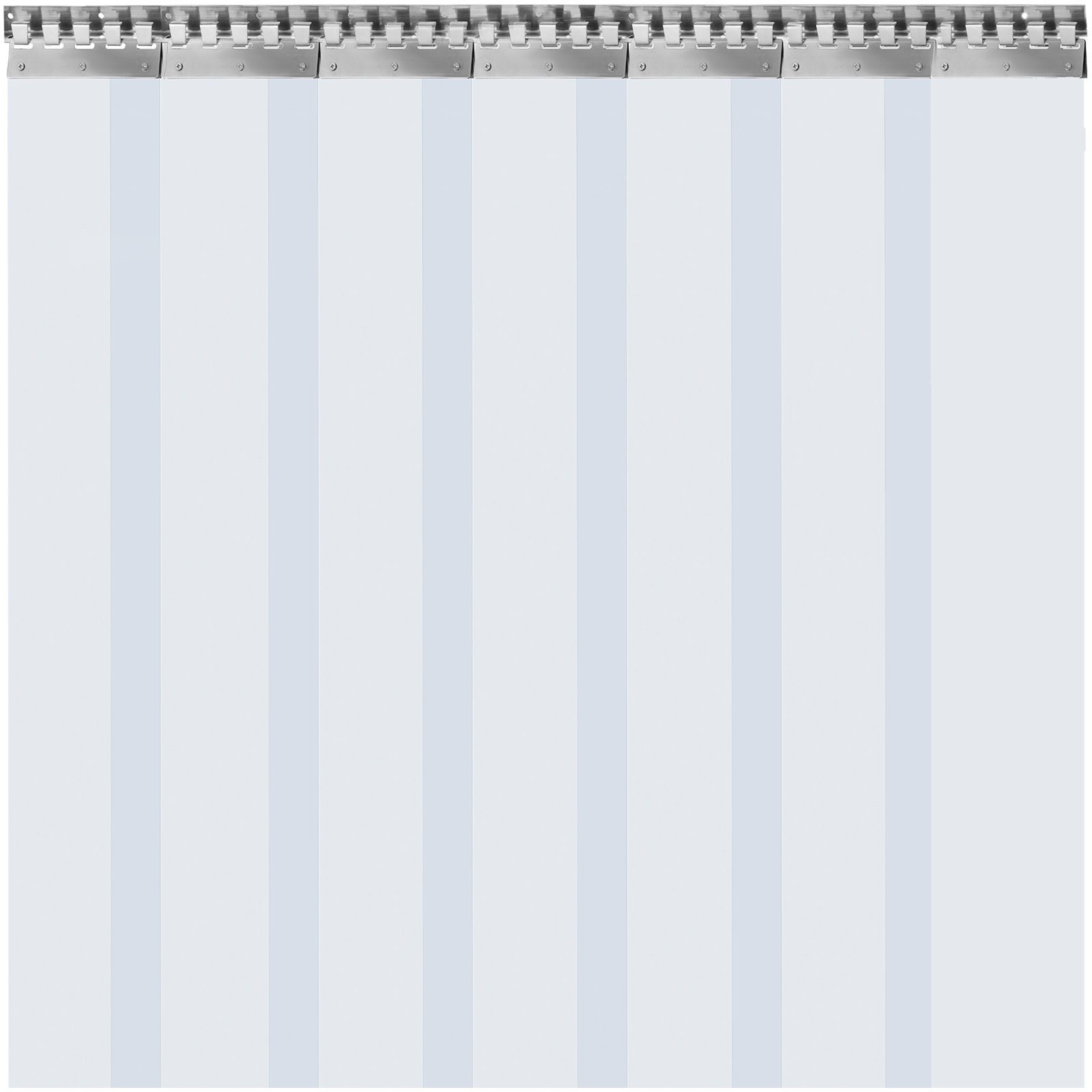 Vevor Pvc Streifenvorhang Pvc-lamellenvorhang 1,75 X 2,5 M Türvorhang 7 Streifen