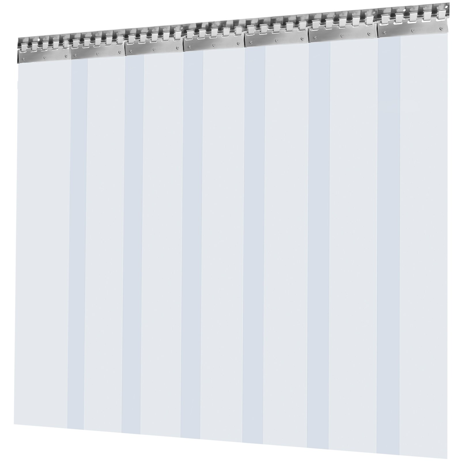 Vevor Pvc Streifenvorhang Pvc-lamellenvorhang 1,75 X 3 M Türvorhang 7 Streifen