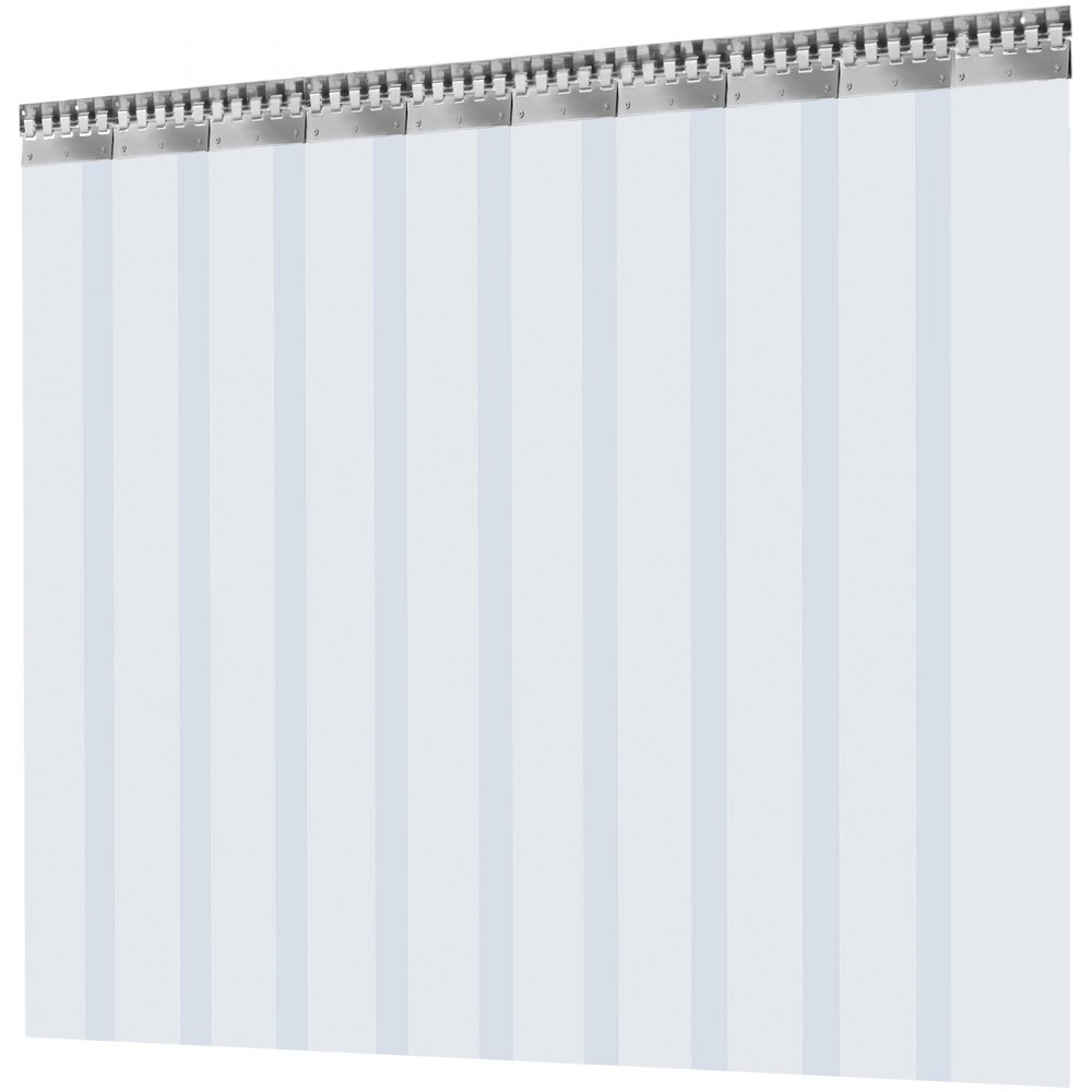 Vevor Pvc Streifenvorhang Lamellenvorhang 2,5 X 2,75 M Türvorhang 10 Streifen