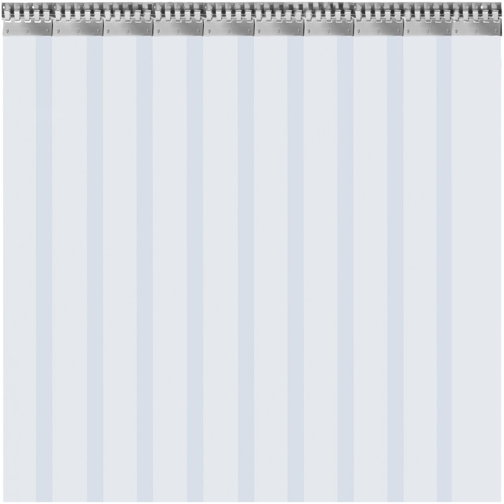 Vevor Pvc Streifenvorhang Lamellenvorhang 2,5 X 2,75 M Türvorhang 10 Streifen