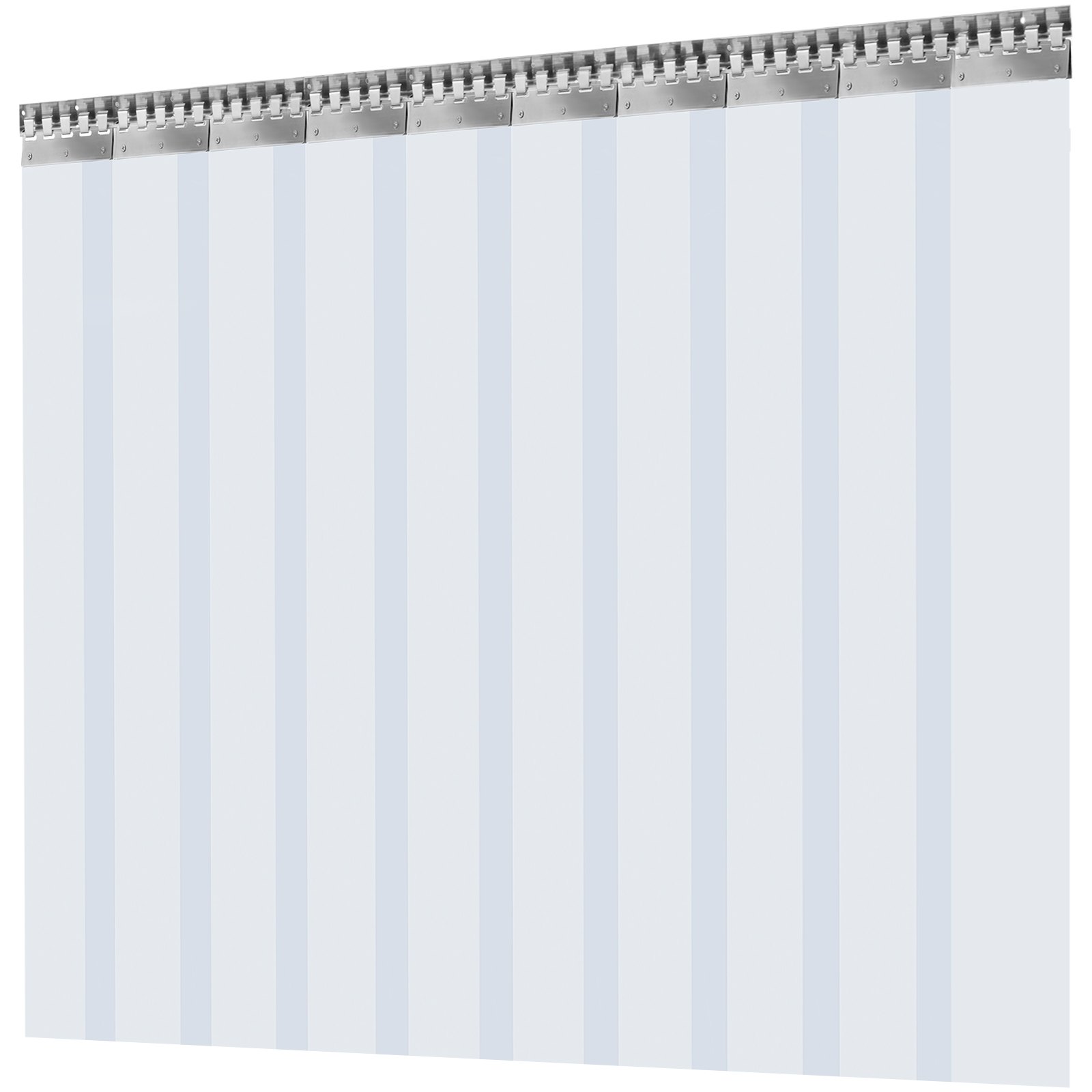 Vevor Pvc Streifenvorhang Lamellenvorhang 2,5 X 2,75 M Türvorhang 10 Streifen