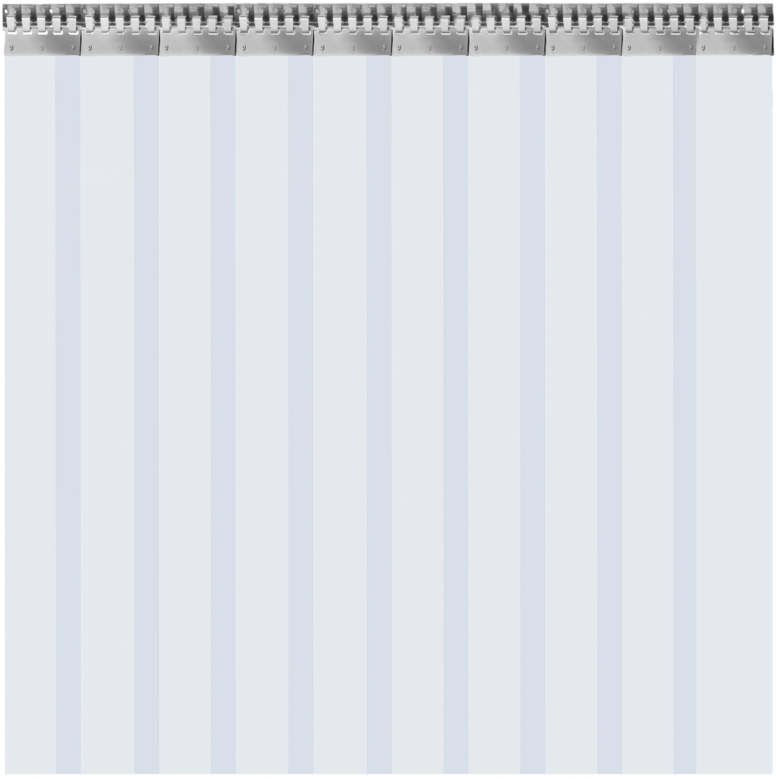 Vevor Pvc Streifenvorhang Lamellenvorhang 2,5 X 2,75 M Türvorhang 10 Streifen