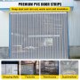 VEVOR PVC Streifenvorhang Kunststoffvorhangstreifen 50M Länge x 20cm Breite Vorhangrolle in PVC Tür 2mm Dicke Türleiste
