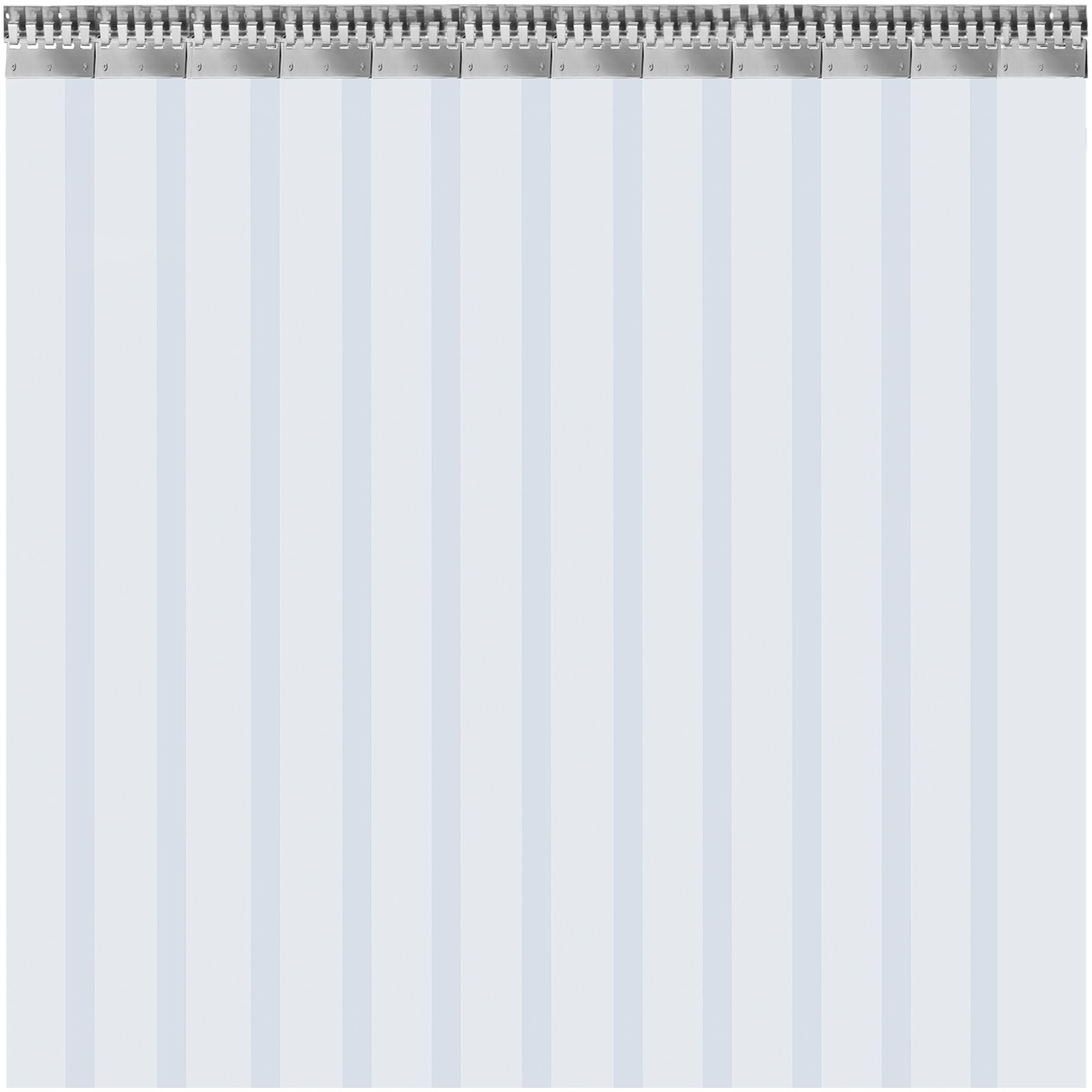 Vevor Streifenvorhang Pvc Lamellenvorhang Vorhang Transparent 3 X 2,5 M 12 Stk.