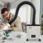 VEVOR welding fume extractor, brushless 85W soldering fume absorber with 3-stage filters and 3-speed settings, 200 m³/h soldering fume extraction for soldering, engraving, DIY welding, salon