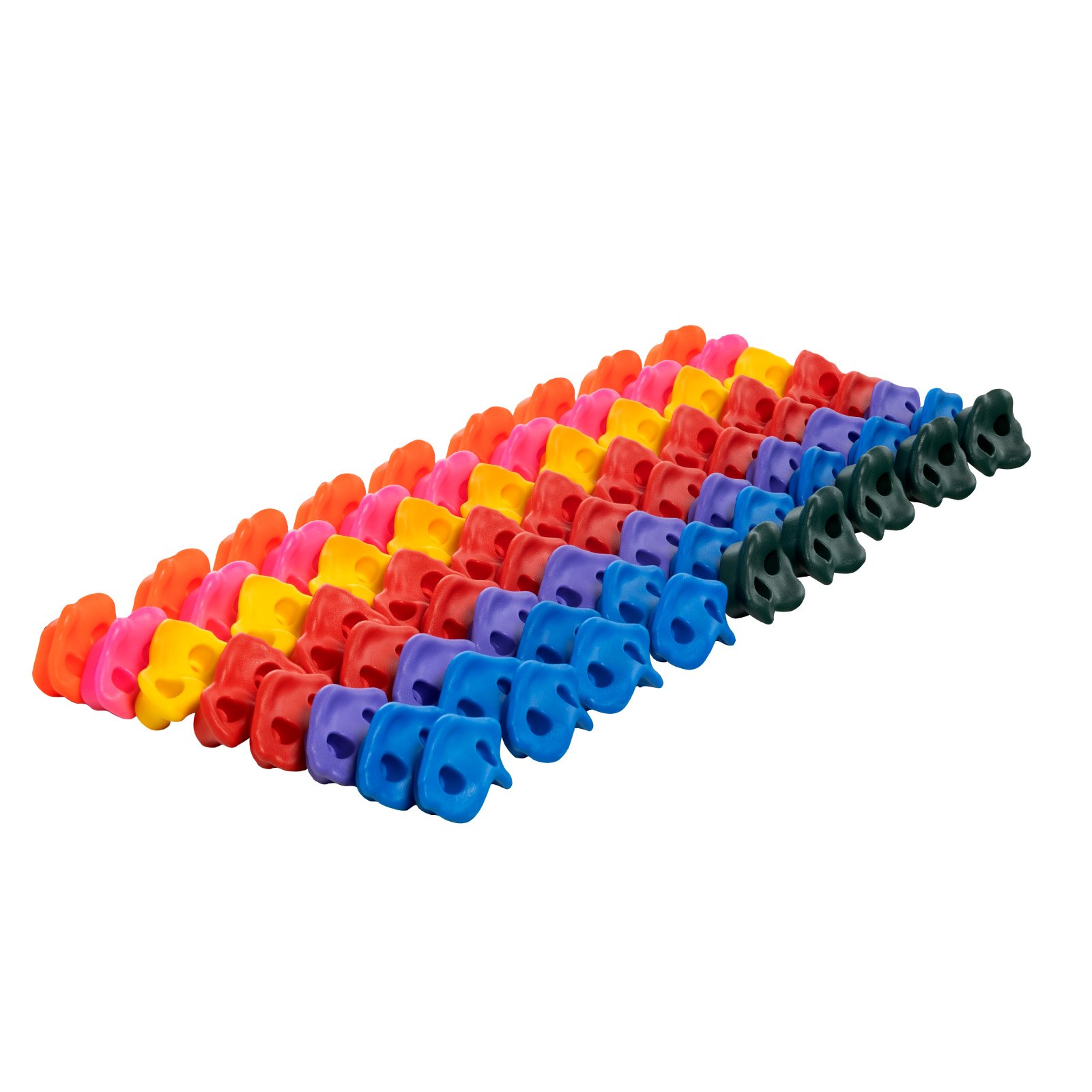 VEVOR 72 Klettergriffe, Kletterfelsen in verschiedenen Größen und Farben für Kinder und Erwachsene, Kletterwandgriffe mit Montagezubehör, Kletterwandgriffe für Spielplätze im Innen- und Außenbereich